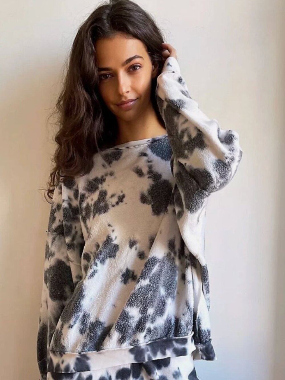 Free People Kelly Wash Tie Dye Sweatshirt